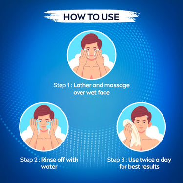 NIVEA MEN Acne Control Face Wash 50 g | With Magnolia Bark Extracts for 12 Hr Oil Control in Summer | Fights Dirt and Oil | For Oily Skin